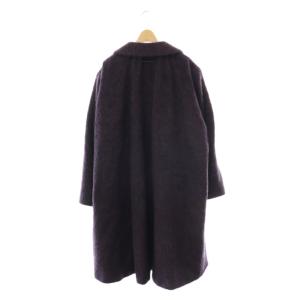 MM6 Maison Margiela アウトラインポケット モヘア混コート 38 パープル