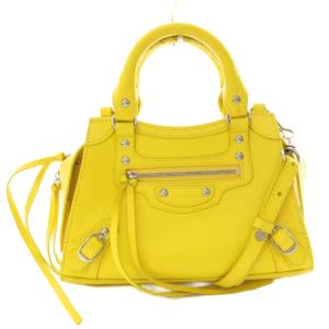 ネオクラシックミニトップハンドルバッグ 2WAY イエロー 638524