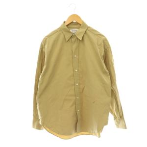 アパルトモン別注 WASHED RELAX SHIRTS シャツ 長袖 オーバーサイズ カーキベージュ