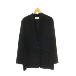 23AW No Collar Relax Jacket 36 ブラック