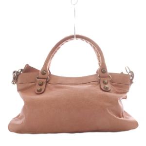 BALENCIAGA バレンシアガ-ザ ファースト レザー 2WAY ハンドバッグ