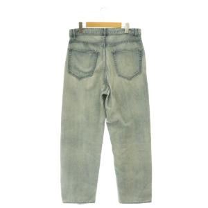 AURALEE A26SP03DE FADED SELVEDGE LIGHT DENIM WIDE PANTS