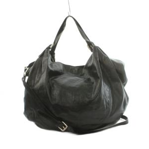 GUM gianni chiarini 2WAYバッグ ハンドバッグ ショルダーバッグ レザー 黒 ブラック /MI OS