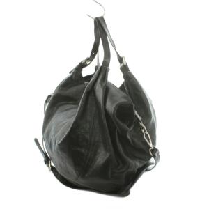 GUM gianni chiarini 2WAYバッグ ハンドバッグ ショルダーバッグ レザー 黒 ブラック /MI OS