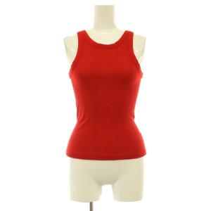 NEEDLE DRAWING TANKTOP タンクトップ リブ S レッド /MY OS