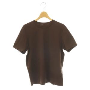 25SS GLANCE Tシャツ カットソー コットン ワンカラー 茶 ブラウン /CX OS SH