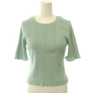 ×星風まどか 26SS STELLA BREEZE KNIT ニット プルオーバー カットソー 半袖 リブ