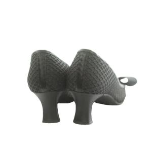 DIANA ダイアナ-24AW メッシュリボンパンプス ポインテッドトゥ 23.5cm