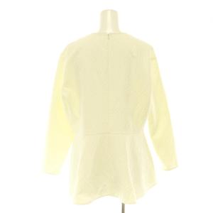 theory luxe 25SS CLARE KAIRI ペプラムブラウス プルオーバー 38 オフホワイト /DF OS