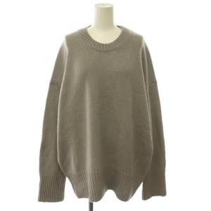 ファインウール クルーネックプルオーバー ニット セーター 長袖 M グレー /ES OS