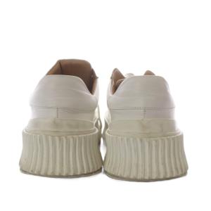 JIL SANDER スニーカー プラットフォーム 厚底 レザー 37 ホワイト /YO18