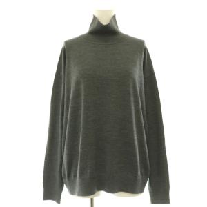 25AW WONDER タートルネック プルオーバー ニット セーター 長袖 チャコールグレー /ES