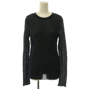 26ss ドゥーズィエムクラス　TOTAN Sheerカットソー　黒 EVERYDAY I LIKE ドゥーズィエム クラス-26SS TOTAN Sheer Tシャツ
