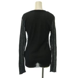 EVERYDAY I LIKE 26SS TOTAN Sheer Tシャツ カットソー 長袖 ネイビー /HK OS