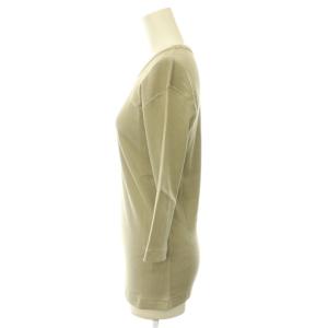 Deuxieme Classe 26SS dignity Tシャツ カットソー 七分袖 コットン グレージュ /DO OS