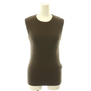25SS dignity sleeveless プルオーバー カットソー ノースリーブ ブラウン /DO