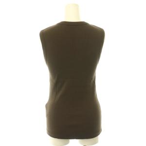 Deuxieme Classe 25SS dignity sleeveless プルオーバー カットソー ノースリーブ ブラウン /DO