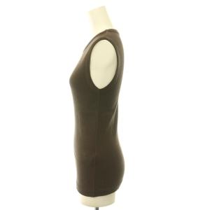 Deuxieme Classe 25SS dignity sleeveless プルオーバー カットソー ノースリーブ ブラウン /DO