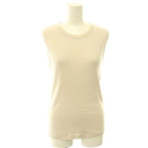 25SS dignity sleeveless プルオーバー カットソー ノースリーブ コットン ライトベージュ