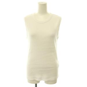 24SS dignity sleeveless プルオーバー カットソー ノースリーブ コットン ホワイト