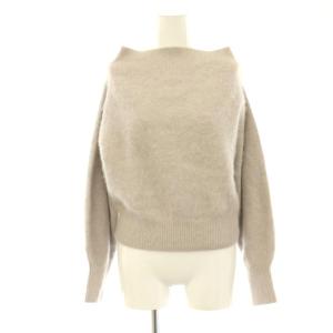25AW フォックスアルパカオフショルプルオーバー ニット セーター 長袖 F グレー /CX OS SH