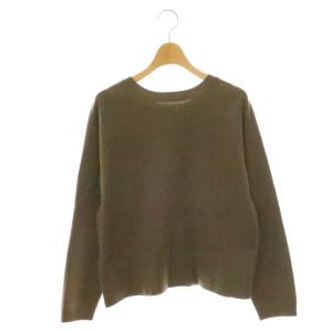 24AW 2WAYジップミラノリブニット セーター ブラウン /HK OS