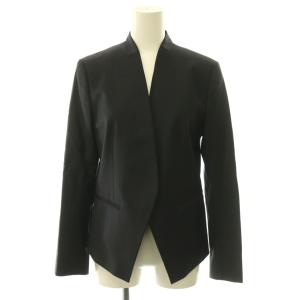 executive donna ジャケット ノーカラー ウール フォーマル 38 濃紺 ダークネイビー