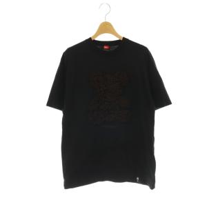 26SS フリル刺繍Tシャツ カットソー 半袖 F ブラック /HK OS