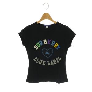 ロゴワッペン フレンチTシャツ カットソー 38 黒 ブラック /HS OS