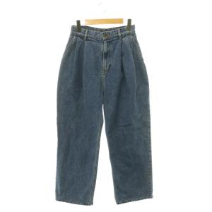 Denim Two Tack Pants Bleach デニムパンツ S