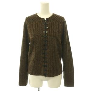LINE UP BUTTON KNIT TOPS ニット セーター ニットジャケット ジップアップ ボタン