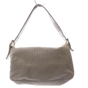 FENDI マンマバケット ズッキーノ柄 ラメ シルバーカラー 8BR003