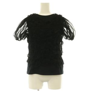 25SS TULLE VEST LAYERED TOPS チュール ベスト 半袖カットソー レイヤード