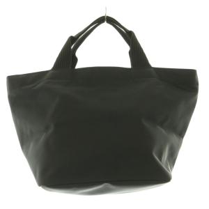 Hervé Chapelier ナイロン舟型トートM ハンドバッグ ワンカラー 無地 ノワール×ノワール 黒 ブラック 1027N /BB