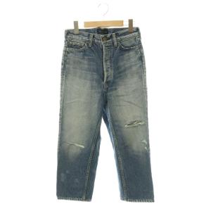 CRASHED SAROUEL PT DENIM デニムパンツ ボタンフライ 000