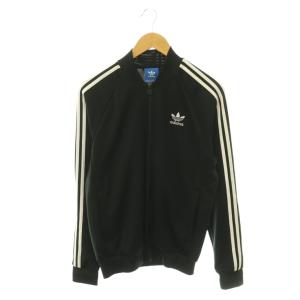 SST TRACK TOP トラックジャケット ジャージ ロゴ刺繍 ライン M 黒 白 /CX OS