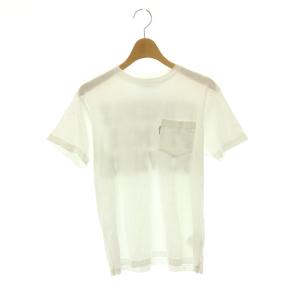 MADISONBLUE POCKET TEE HARD TWIST Tシャツ カットソー 半袖 XS ホワイト /HK OS