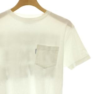 MADISONBLUE POCKET TEE HARD TWIST Tシャツ カットソー 半袖 XS ホワイト /HK OS