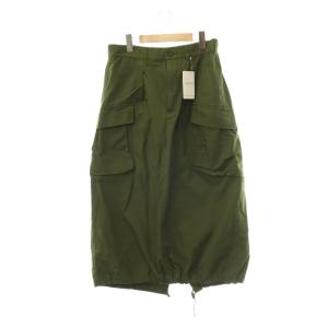 26SS リップストップ カーゴスカート F カーキ