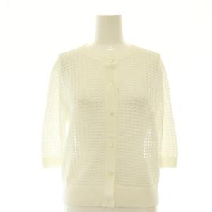 25SS SUFFORK OPPO CARDIGAN カーディガン メッシュ編み クルーネック 七分袖