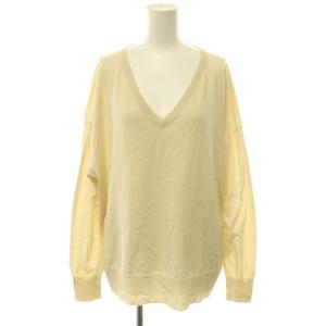 26SS シーアイランドVネックニット ライトベージュ