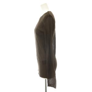 EVERYDAY I LIKE 25AW TOTAN Sheer Tシャツ カットソー 長袖 シアー F ブラウン /ES OS