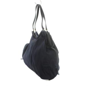 TORY BURCH SCOUT NYLON TOTE トートバッグ ナイロン 紺 ネイビー 38702 /MI OS