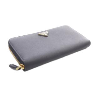PRADA ラウンドファスナー 長財布 ブラック