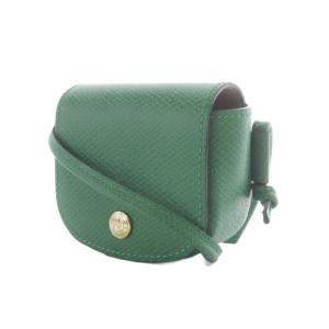 Longchamp エピュレ ショルダーバッグ ミニ クロスボディ 緑 グリーン レザー /RI OS
