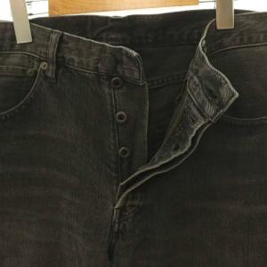 MINEDENIM W.Straight 5pocket USD デニム パンツ ボタンフライ 7 チャコール