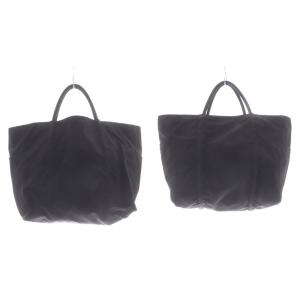 NOMADIS SAC2 WIDE リバーシブル トートバッグ ハンドバッグ 黒 ブラック /SR