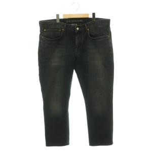 RAZOR SLIM FIT デニムパンツ ジーンズ スリムフィット ボタンフライ ダークネイビー /ES