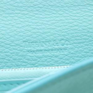 TIFFANY&Co. コンチネンタル フラップウォレット ティファニーブルー ホワイト