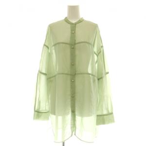 SWITCH SHEER SHIRT	シャツ ブラウス シアー チュニック 長袖 2 ミント /HS